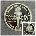 NORFED 2005 $10 LIBERTY 1 TROY OZ .999 FINE SILVER ROUND (1)