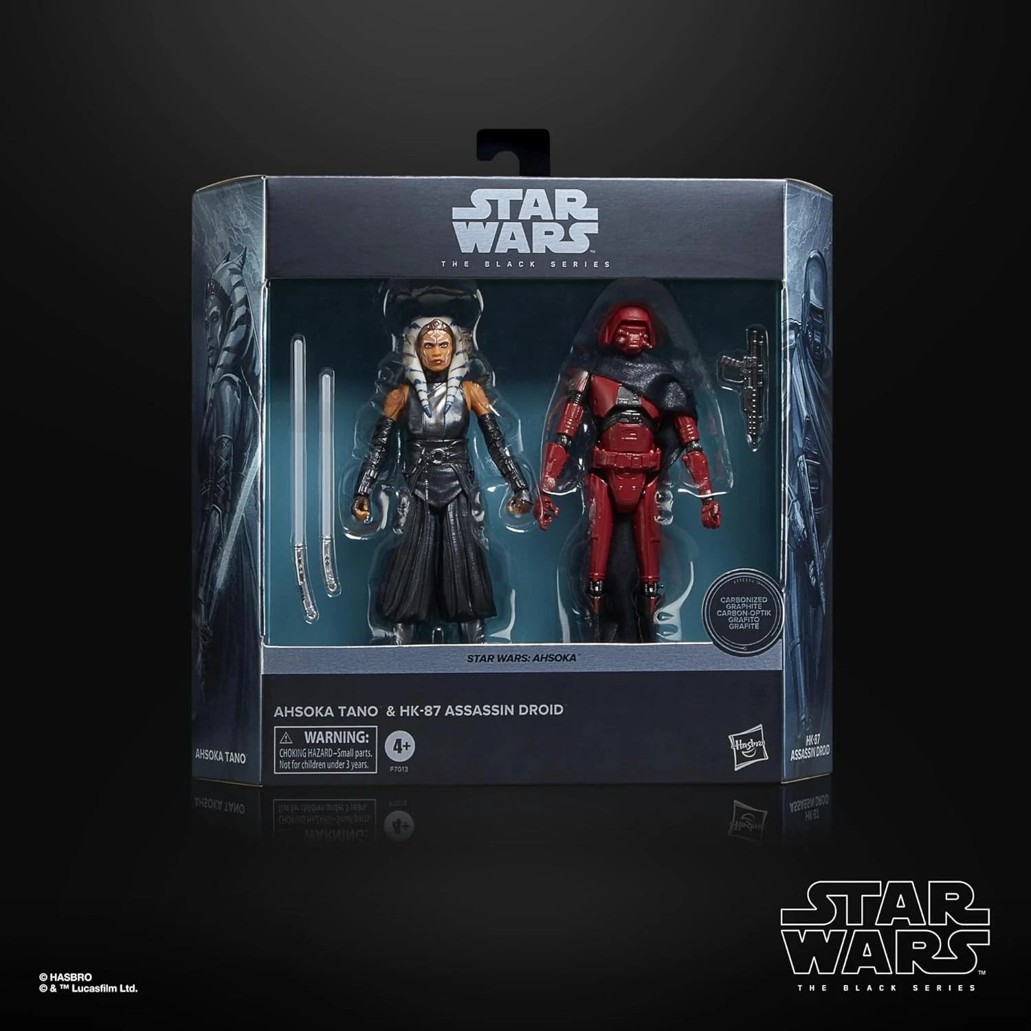 Star Wars Black Series (Carbonized) Ahsoka Tano & HK-87 Assassin Droid NEW