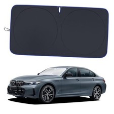 Car Windshield Sun Shade Reflector Sunshade Offers Ultimate Medium Black