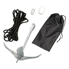 Portable Folding Marine Anchor Kit PWC Raft Boat Kayak Canoe 1.5/3.3/5.5/7.05LB