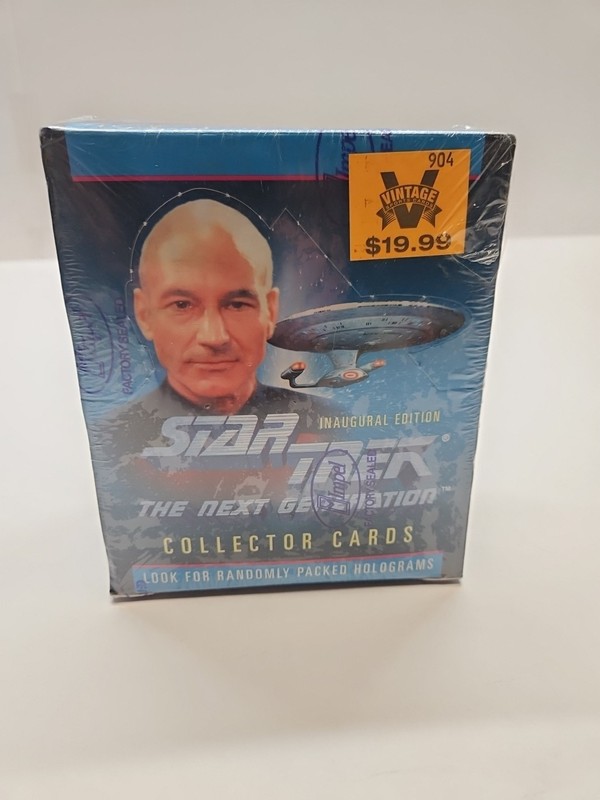 1992 Star Trek The Next Generation Inaugural Edition Card Box Impel Sealed
