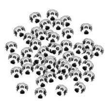 50 Pack Spacer Beads - Saucer Shape Design - 4X2.5X1.6mm -