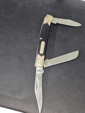 Navaja de bolsillo Schrade Old Timer 34OT Middleman Stockman de 3 hojas