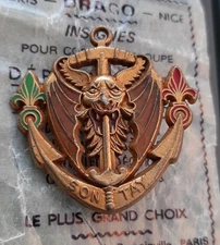 Insigne Transport SON TAY Marine LÉGION ÉTRANGÈRE Retirage Drago FFL BADGE