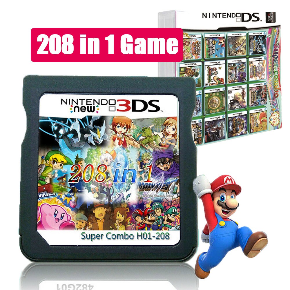 Games Combo Multi Cartridge SDHC Flash Card for Nintendo DS NDS