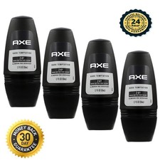 Axe Dark Temptation Roll-on Deodorant, Black, 1.7 Fluid Ounce, Pack of 4, Long-L