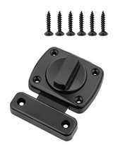 Double Sided Rotating Door Latch Heavy Duty Sliding Bolt Lock, 180  Flip La