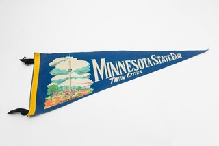 Large Vintage Minnesota State Fair Souvenir Felt Pennant 29"