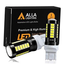 2800lm T20 7440 7443 LED Bulbs, White Reverse/Signal/Brake 6000K Xenon White