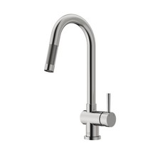 Vigo VG02008 Gramercy 1.8 GPM 17" 1 Hole Pull Down Kitchen Faucet