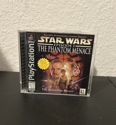 Star Wars Episode I: Phantom Menace (PlayStation 1 PS1) Black Label CIB & TESTED