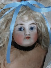 Bisque Doll Antique German 154 Doll. 15 In. Tall