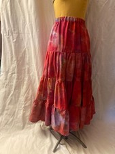 Hand-dyed rayon gypsy/belly dance skirt