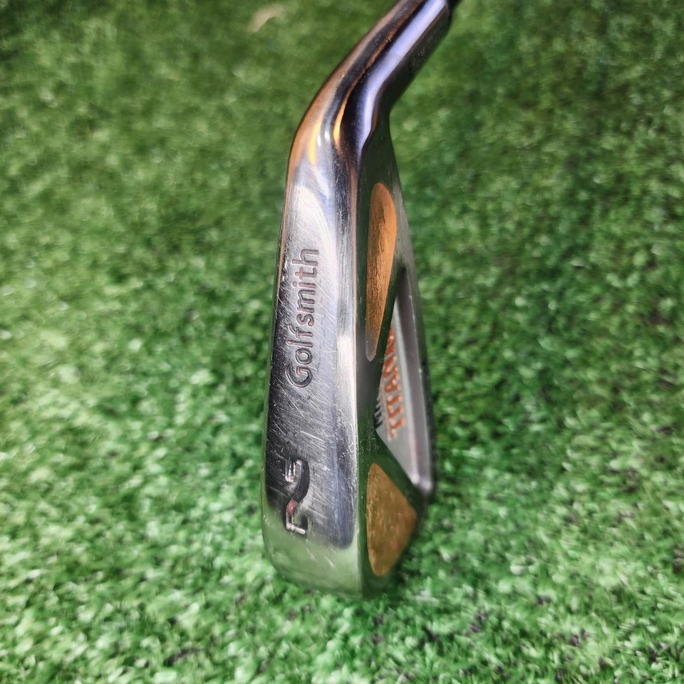 GolfSmith MWD-1000 Pure Titanium Single 2 Iron S Flex Graphite Shaft RH - Image 2 of 4