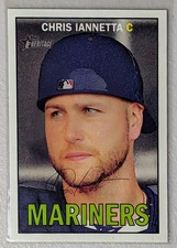 2016 Topps Heritage Chris Iannetta Seattle Mariners #222