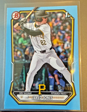 2026 Bowman Jared Jones 1st #BP-6 Sky Blue Paper 034/499 Pirates