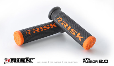 Risk Racing Fusion Grip 2.0 ATV ORANGE Quad, MTB Neu Griffe Schutz