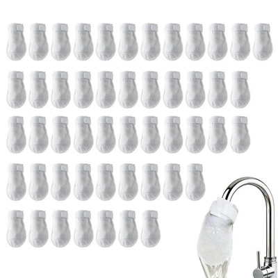50pcs Faucet Water Filter Bag Cotton Tap Water Filter Thickened Filter Pads - Image 1 of 4