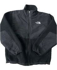 The North Face Denali Full Zip Fleece Jacket Boys Size Medium Black Outdoor