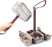 Marvel Avengers Thor's Hammer 44-Piece Tool Set | Mjolnir Toolbox All-In-One Kit