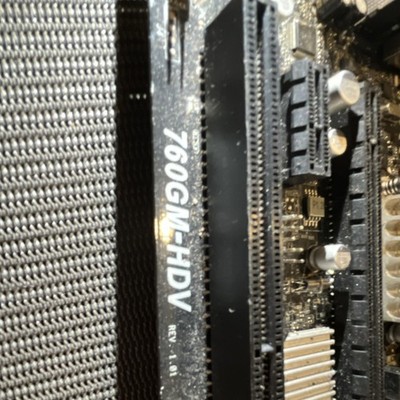 ASRock 760GM-HDV Micro ATX Motherboard AM3+ DDR3 SATA III USB PCIe AMD