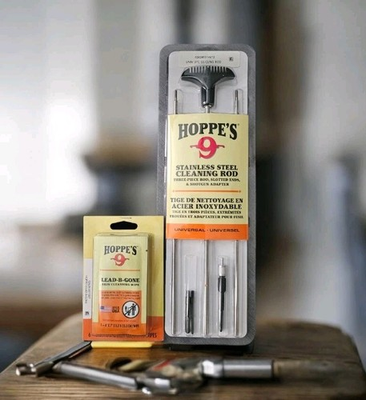 #ad Bundle Deal Hoppe#x27;s Stainless Steel Cleaning Rod Kit amp; Lead B Gone Free Ship New $39.00