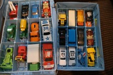 24 Vintage MIXED BRANDS Cars Trucks Matchbox Hot Wheels Case Lot ERTL Efsi USED