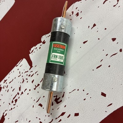 New - Bussmann FRN 100 100A 250V Fusetron Dual - Element Time Delay Class KS FRN