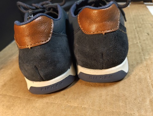 Zapatos con cordones Rieker 11927 de cuero y gamuza. EU42 (US 10?) Suela 11" - Imagen 6 de 11