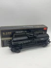 NOS K-Line K632-1051A  O SCALE FRIGHT ATSF TANK CAR DIE-CAST CHASSIS