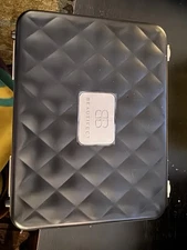 Beautifect Makeup Box Portable Vanity Case (Matte Black)