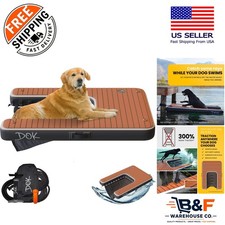 Lightweight Inflatable Dock Ramp for Dogs   Easy Access  High Visibility Safety