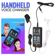 Portable Handheld Voice Changer Multifunctional Sound Disguiser with 8 Sounds