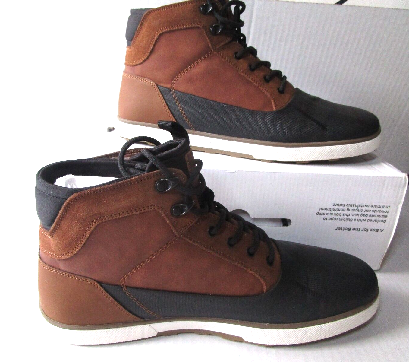 Men's ALDO MANZINI Size 13 Casual High Top Sneaker Boot New in Box
