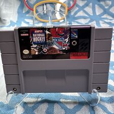 ESPN National Hockey Night SNES Super Nintendo VTG Sports Ice Hockey Game - Auth