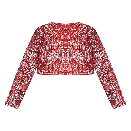 Womens Jacket Metallic Cardigan Festival Blazer Disco Outerwear Cocktail Coats - Picture 10 of 62