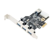 SYBA 3+1 Port USB 3.0 PCI-Express Card