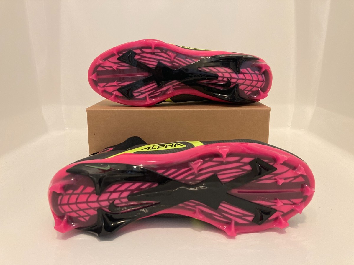 Nike Men\'s Size 16 Alpha Menace Elite 3 Oregon Ducks PE BCA Black Pink Football Nike Alpha Menace Pro 3, New Men main image 4