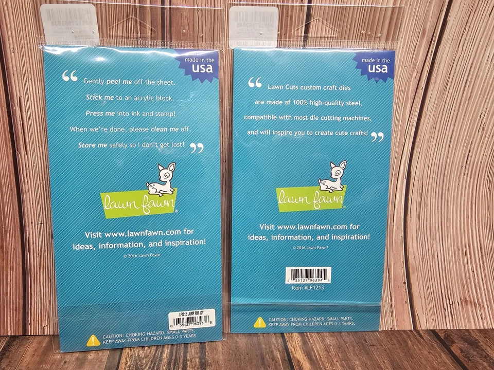Juego de estampillas y troqueles Lawn Fawn Jump For Joy otoño otoño hojas agradecidas ardilla Foto 4 de 4