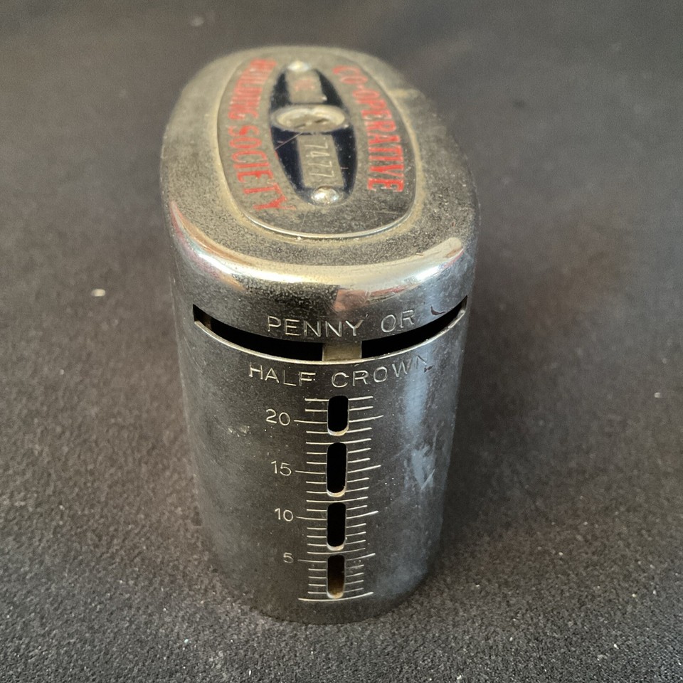 OLD COOPERATIVE BUILDING SOCIETY LTD SAVINGS BANK HOME SAFE MONEY BOX