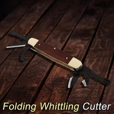 Folding Multi-Tool for Woodcarving 6 Blades Camping EDC Folding Whittling Cutter