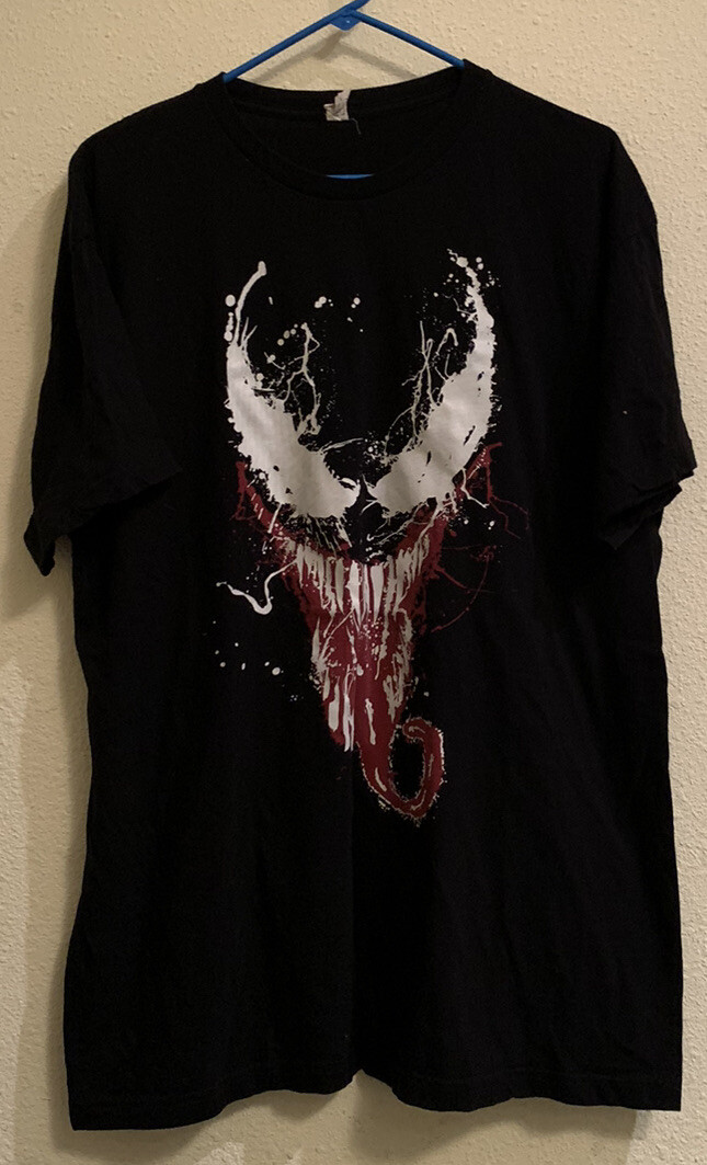 2018 venom movie promo cast crew t shirt black marvel… Gem