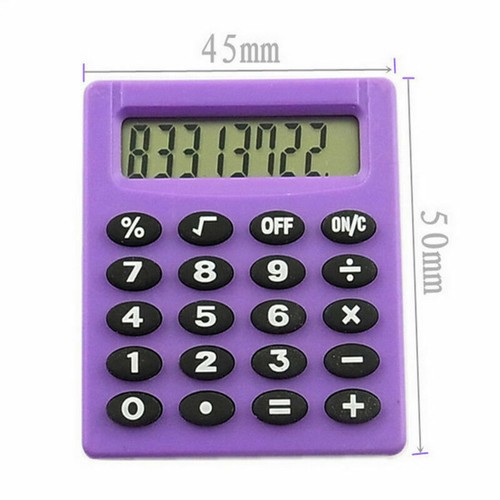 New Student Small Mini Electronic Calculator Candy Color Calculating Office - Picture 8 of 9
