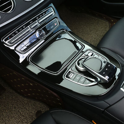 Gloss Black Centre Console Trim Panel Fits Mercedes E-Class W213 2016-2018