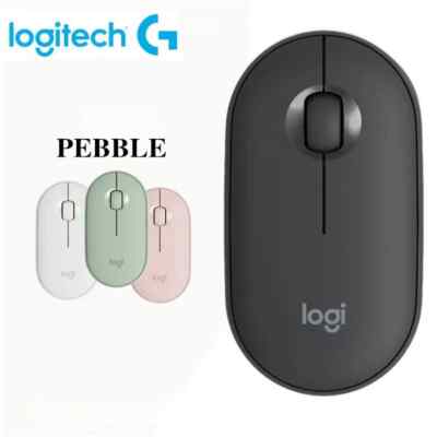 Logitech PEBBLE M350 Laptop Tablet Maus Kabellos Bluetooth Maus Leicht und Dünn