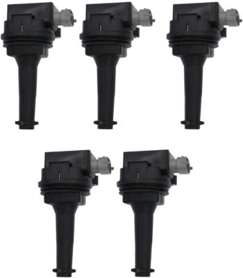 5PC Ignition Coil EVO517 for Volvo C30 S60 XC70 L4 2.0L UF517
