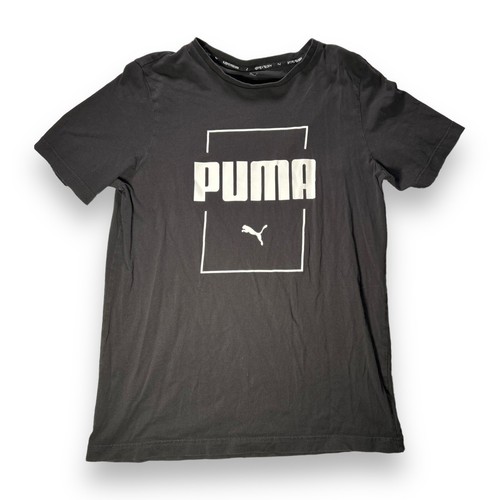 Puma Black and White Square Graphic Branded Tshirt Size Medium - "Maximo" - Picture 2 of 24
