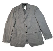 Banana Republic Sport Coat Suit Jacket Mens 40R Marzotto Wool Blazer Gray NWT