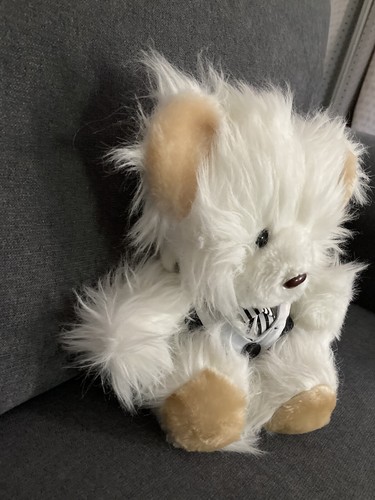 Ours en peluche blanc avec veste de costume - Imagen 6 de 10