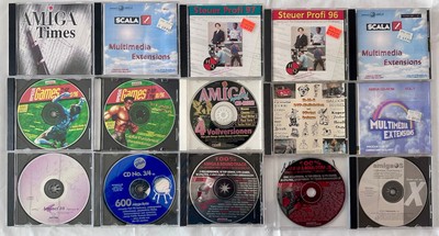AMIGA, Commodore, PC mit EMULATOR  / 15 x CD-ROM´s ... TOP/RARE